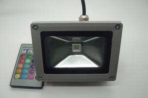 RGB投光燈10w/20w/30w/40w/50w/  RGBLED泛光燈 帶遙控紅外線(xiàn)遙控