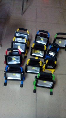 10W大功率 LED投光燈泛光燈 可移動(dòng)LED投光燈室內外照明二檔調光