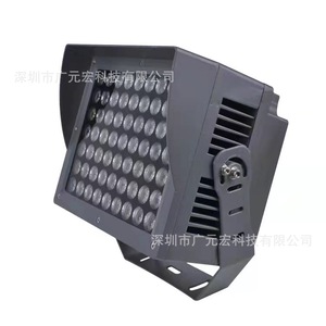 方形LED投光燈景觀(guān)照樹(shù)燈戶(hù)外樓體投射燈大廈亮化一束光聚光燈60w