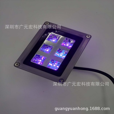 SLA DLP 3D打印機UV樹(shù)脂膠固化燈405nm紫光萬(wàn)圣節屋燈6W20W30W48W
