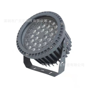 LED大功率投光燈圓形草坪泛光燈樹(shù)下投射燈照樹(shù)燈摩天輪投光燈60W
