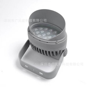 LED圓形地插投光燈草坪燈投射燈七彩照樹(shù)燈36W18W48W54W100W500w