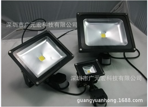 感應泛光燈10W